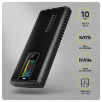 SSD ACC ENCLOSURE M.2 NVME/SATA USB-C EEM2-SD2B AXAGON – pilt 4