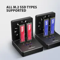 Axagon ADSA-M2C22 HDD/SSD dokkimisjaam USB 3.2 Gen 2x2 Type-C Must – pilt 9