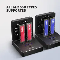 Axagon ADSA-M2C22 HDD/SSD dokkimisjaam USB 3.2 Gen 2x2 Type-C Must – pilt 16