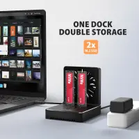 Axagon ADSA-M2C22 HDD/SSD dokkimisjaam USB 3.2 Gen 2x2 Type-C Must – pilt 20