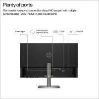 HP Series 5 23.8 inch FHD Monitor - 524da – pilt 13