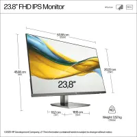 HP Series 5 23.8 inch FHD Monitor - 524da – pilt 21