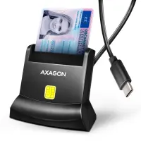 Axagon CRE-SM4NC kiipkaardilugeja Hoonesisene USB USB 2.0 Must – pilt 3