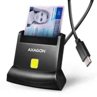 Axagon CRE-SM4NC kiipkaardilugeja Hoonesisene USB USB 2.0 Must