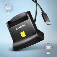 Axagon CRE-SM4NC kiipkaardilugeja Hoonesisene USB USB 2.0 Must – pilt 6
