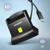 Axagon CRE-SM4NC kiipkaardilugeja Hoonesisene USB USB 2.0 Must – pilt 8