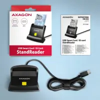 Axagon CRE-SM4NC kiipkaardilugeja Hoonesisene USB USB 2.0 Must – pilt 11