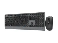 Gembird KBS-WPS-02-CYRL | Keyboard and Mouse Set | Wireless | Cyrillic | Bluetooth | Black