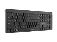 Gembird KB-WPS-03-CYRL | Keyboard | Wireless | Cyrillic | Bluetooth | Black – pilt 5