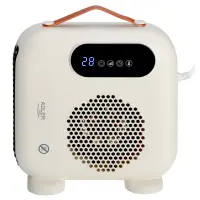 Adler LED Fan Heater with Remote Control | AD 7756 | Fan heater | 2000 W | Beige | IPX0 – pilt 2