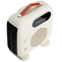 Adler LED Fan Heater with Remote Control | AD 7756 | Fan heater | 2000 W | Beige | IPX0 – pilt 3