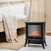 Adler Electric Fireplace | AD 7754 | Ceramic | 1800 W | Number of power levels 2 | Black – pilt 2