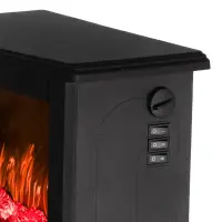 Adler Electric Fireplace | AD 7754 | Ceramic | 1800 W | Number of power levels 2 | Black – pilt 9