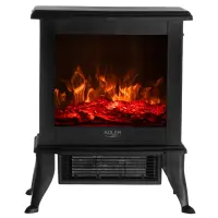 Adler Electric Fireplace | AD 7754 | Ceramic | 1800 W | Number of power levels 2 | Black