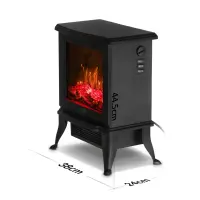 Adler Electric Fireplace | AD 7754 | Ceramic | 1800 W | Number of power levels 2 | Black – pilt 11