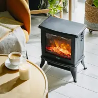 Adler Electric Fireplace | AD 7754 | Ceramic | 1800 W | Number of power levels 2 | Black – pilt 13
