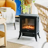 Adler Electric Fireplace | AD 7754 | Ceramic | 1800 W | Number of power levels 2 | Black – pilt 14