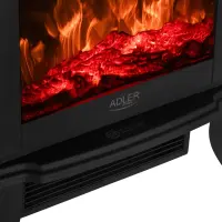 Adler Electric Fireplace | AD 7754 | Ceramic | 1800 W | Number of power levels 2 | Black – pilt 15