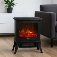 Adler Electric Fireplace | AD 7754 | Ceramic | 1800 W | Number of power levels 2 | Black – pilt 16