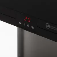 Adler LED electric fireplace with remote control | AD 7755 | Ceramic Heater | 2000 W | Number of power levels 2 | Black – pilt 9