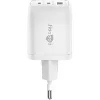 Goobay 65 W USB-C PD GaN Multiport Fast Charger Nano, White | Goobay | 65 W USB-C PD GaN Multiport Fast Charger Nano