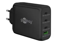Goobay 100 W USB-C PD GaN Multiport Fast Charger, Black