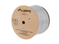 Lanberg Lan Cable Cat.5e SFTP 305M Solid CU LSZH Grey CPR+ Fluke Passed | LCS5L-11CU-0305-S – pilt 2