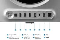 Samsung LS27HG800SUXEN | 27 " | QD-OLED | 16:9 | 240 Hz | 0.03 ms | 3840 x 2160 pixels | 250 cd/m² | HDMI ports quantity 2 | Silver – pilt 2