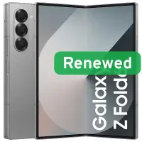 Samsung Renewed Grade B | Galaxy Z Fold 6 | Silver Shadow | 7.6 " | 256 GB | 5G