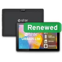 ESTAR Renewed Grade B | 10.1 URBAN Tablet 4GB | Black | 64 GB | Android