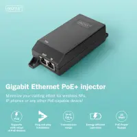 Digitus Gigabit Ethernet PoE+ injector, 802.3at, 30 W | DN-95103-3 – pilt 5