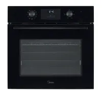 Midea MBO65M80M1-BK Oven, Built-in, Electric, Width 59.5 cm, Touch Display, Black | Midea