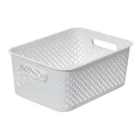 Hoiukorv plastist SMARTSTORE Essence L 15x26,6x36cm valge