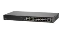 Switch AXIS Rack 1U 24x10Base-T / 100Base-TX / 1000Base-T 2x10/100/1000BASE-T/SFP combo 2xSFP…