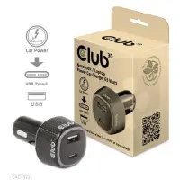 NB CHARGER CAR USB+USB-C/63W CAC-1922 CLUB3D