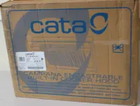 SALE OUT. CATA CAMPANA Hood FK SLIM 6000 WH, B, Width 60 cm, Max 162 m³/h, LED, White | SALE OUT. | SALE OUT. CATA Hood | FK SLIM 6000 WH | Conventional | Energy efficiency class B | Width 60 cm | 162 m³/h | Mechanical | LED | White | DAMAGED PACKAGING AND PAINT (TOP), RENEWED | 34 month(s) – pilt 5