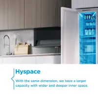 Midea Refrigerator | MDRE271FGE01 | Energy efficiency class E | Built-in | Combi | Height 178.5 cm | No Frost system | Fridge net capacity 192 L | Freezer net capacity 79 L | 38 dB | White – pilt 10