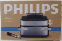 SALE OUT. Philips NA565/02 Airfryer with steam function, flexible Megabasket, 10 L, Silver/Black | Philips DAMAGED PACKAGING | 24 month(s)
