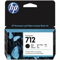 HP 712 (3ED70A) Ink Cartridge, Black