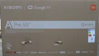 SALE OUT. Xiaomi QLED TV A Pro 2026 55'' | SALE OUT. Xiaomi QLED TV A Pro 2026 | 55 | Smart TV | Google TV | 4K UHD | DAMAGED PACKAGING, DENTED BACKSIDE