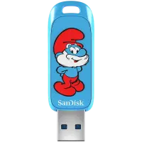 SANDISK USB 3.2,Ingot Type-A,130MB/s,Papa Smurf Edition,4x6 Blister,Global