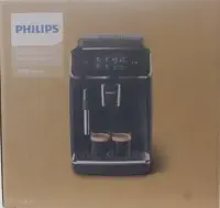 SALE OUT. Philips EP2224/10 Espresso Coffee maker, Fully automatic, 15 bar, Classic milk frother, Water tank 1.8 L, Black | Philips | Espresso Coffee Maker | EP2224/10 | Pump pressure 15 bar | Built-in milk frother | Fully automatic | Kashmir Gray | DAMAGED PACKAGING AND COFFEE BEAN CONTAINER LID – pilt 2