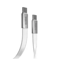 SBS Slim charging and data cable, 60 W, 1 m, USB-C, valge - Kaabel