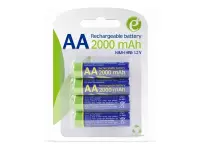 GEMBIRD Rechargeable AA 2000mAh 4 pcs