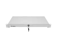 Lanberg 19" Drawer 1U,  max load capacity up to 30 kg assembly | AK-2002-S | 48.26 x 27 x 4.4 cm | Grey – pilt 7