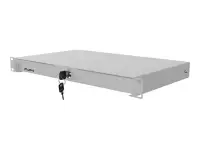 Lanberg 19" Drawer 1U,  max load capacity up to 30 kg assembly | AK-2002-S | 48.26 x 27 x 4.4 cm | Grey – pilt 9