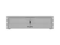 Lanberg AK-2003-S | 19" Drawer 3U, max load capacity up to 90 kg, 4 point assembly | 48.26 x 36 x 13.2 cm | Grey – pilt 4
