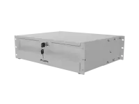 Lanberg AK-2003-S | 19" Drawer 3U, max load capacity up to 90 kg, 4 point assembly | 48.26 x 36 x 13.2 cm | Grey