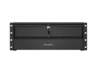 Lanberg 19" Drawer 4U, max load capacity up to 90 kg 4 point assembly | AK-2004-B | 48.26 x 36 x 17.6 cm | Black