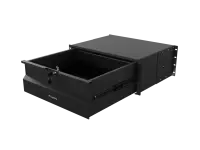 Lanberg 19" Drawer 4U, max load capacity up to 90 kg 4 point assembly | AK-2004-B | 48.26 x 36 x 17.6 cm | Black – pilt 6